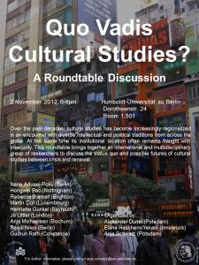 Quo Vadis Cultural Studies Poster_final